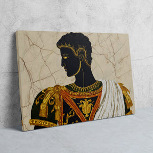 Emperors Golden Profile - Luxury Wall Art