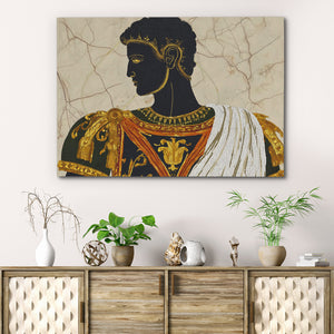 Emperors Golden Profile - Luxury Wall Art