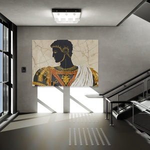 Emperors Golden Profile - Luxury Wall Art