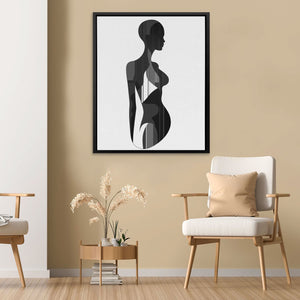 Empowered Vision - Large Minimalist Canvas Print
