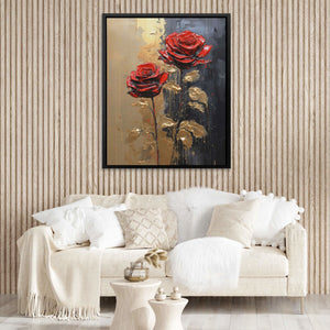 Enchanted Blossoms - Wall Art in Black Frame