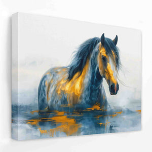 Equine Odyssey - Animals Canvas Wall Art