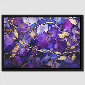 Eternal Garden - Abstract Gold Canvas Wall Art