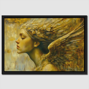 Ethereal Angel - Earth Tones Wall Art for Home Office