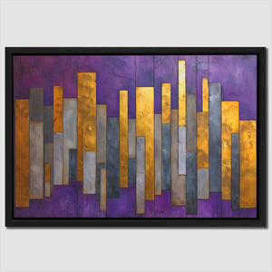 Ethereal Elements - Gold Pattern Canvas Print