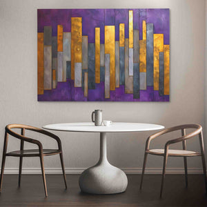 Ethereal Elements - Abstract Wall Art in Black Frame