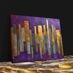 Ethereal Elements - Gold Wall Art