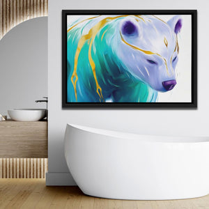 Ethereal Ice Bear - Luxury Wall Art