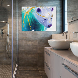 Ethereal Ice Bear - Luxury Wall Art