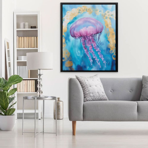 Ethereal Ocean Ballet in a room