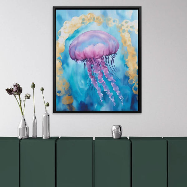 Ethereal Ocean Ballet in a room