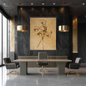 Ethereal Pirouette - Luxury Wall Art