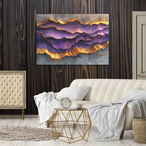 Ethereal Texture - Abstract Gold Canvas Wall Art