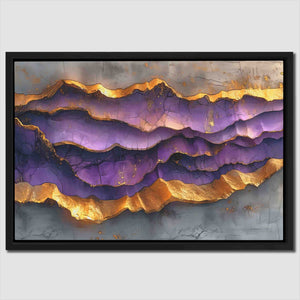 Ethereal Texture - Gold Horizontal Canvas Print