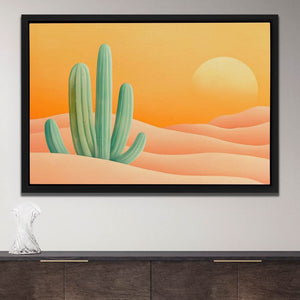 Evening Cactus - Luxury Wall Art