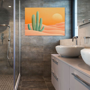 Evening Cactus - Luxury Wall Art