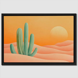 Evening Cactus - Luxury Wall Art