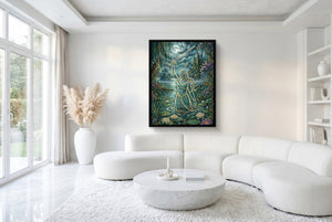 Excalibur Lady Moonlight โ excalibur lady moonlight white room with furniture 1port framed black