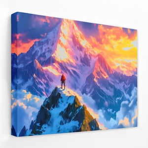 Extreme Mountaineering - Adventure Canvas Wall Art