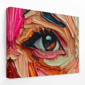 Eye of a Feminism - Eye Canvas Wall Art