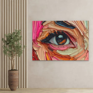 Eye of a Feminism - Large Abstract Canvas Print