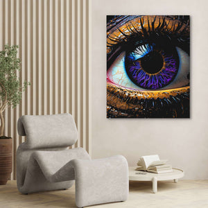 Eye of the Beholder - Abstract Wall Art in Black Frame