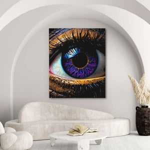 Eye of the Beholder - Large Abstract Canvas Print