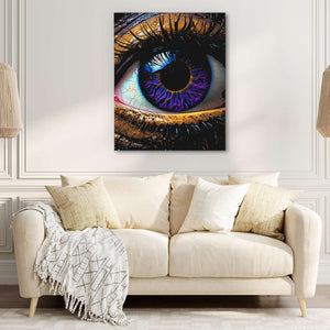 Eye of the Beholder - Purple Wall Art