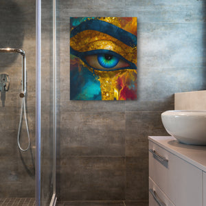 Eye's Liquid Awakening - Luxury Wall Art
