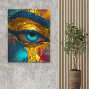 Eye's Liquid Awakening - Luxury Wall Art