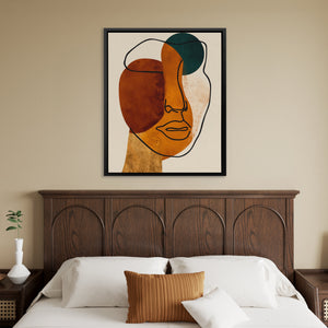Face Ochre Composition — Face Ochre Composition Fancy Bedroom 51