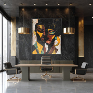 Faces Through Fragments - Luxury Wall Art