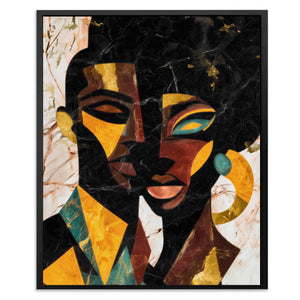 Faces Through Fragments - Luxury Wall Art