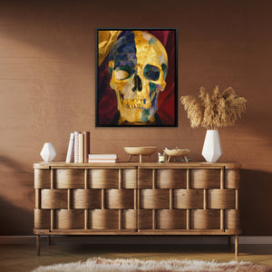 Faceted Death Portrait - Luxury Wall Art