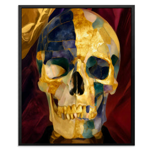 Faceted Death Portrait - Luxury Wall Art