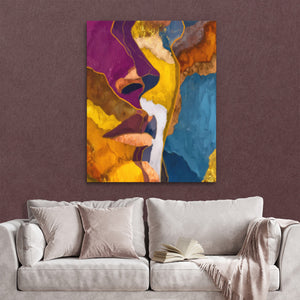 Facial Expression Minimalist — Facial Expression Minimalist Reading Couch Burgundy Walls copy 292