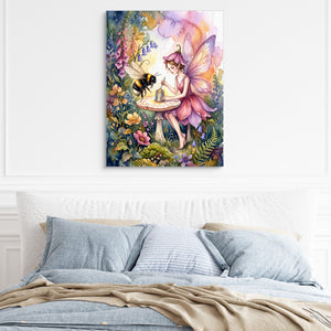 Fae's Sweet Brew โ fae's sweet brew sq light blue bed 1port flush print