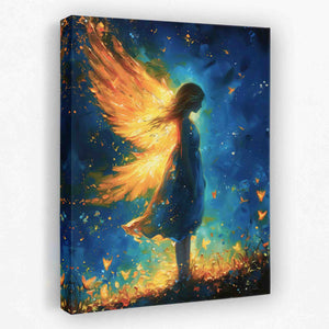 Fairy Child - Female Canvas Wall Art