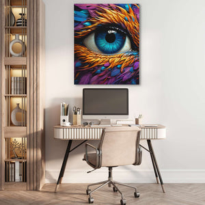 Falcon's Gaze - Large Abstract Canvas Print
