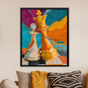 Fallen King Checkmate — Fallen King Checkmate Orange Room Zoom 222
