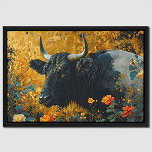 Farm Bull - Large Canvas Print
