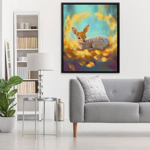 Fawn’s Gentle Glow - Luxury Wall Art