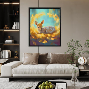 Fawn’s Gentle Glow - Luxury Wall Art
