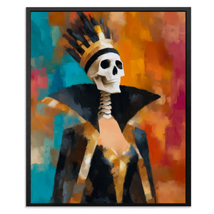 Feathered Bone Warrior - Luxury Wall Art