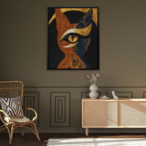 Feathered Feline Oracle - Luxury Wall Art