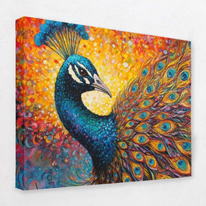 Feathered Majesty - Animals Canvas Wall Art
