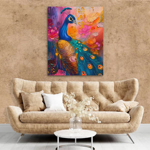Feathered Wonder - Large Canvas Print