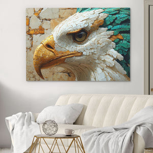 Feathers of Freedom - Wall Art in Black Frame