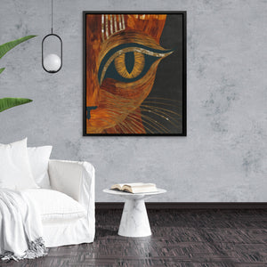 Feline Amber Oracle II - Luxury Wall Art