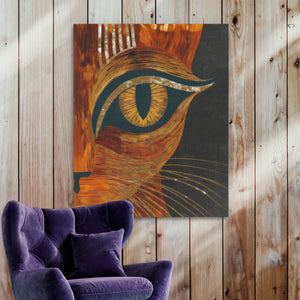 Feline Amber Oracle II - Luxury Wall Art